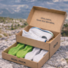 Dual pack chaussures blanche dans les montagnes Dual pack chaussures blanche dans les montagnes